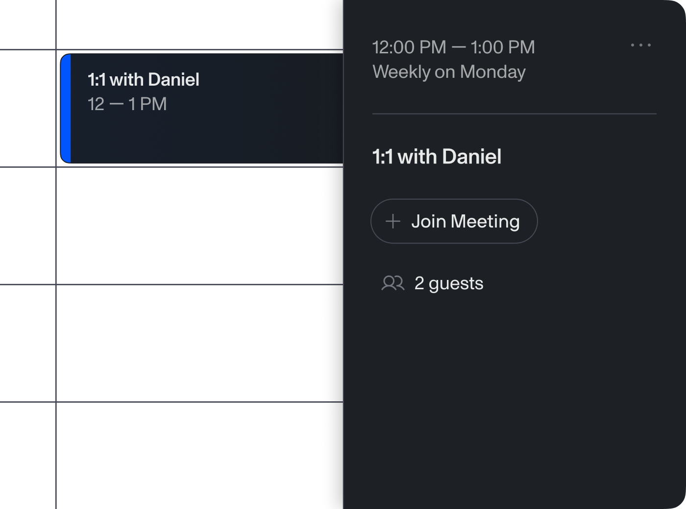 Doesn’t join meetings-screenshot